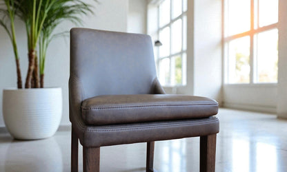 HLHF 1227 Stool - Charcoal & Brown Stools & Bars Furniture Store Burlington Ontario Near Me 