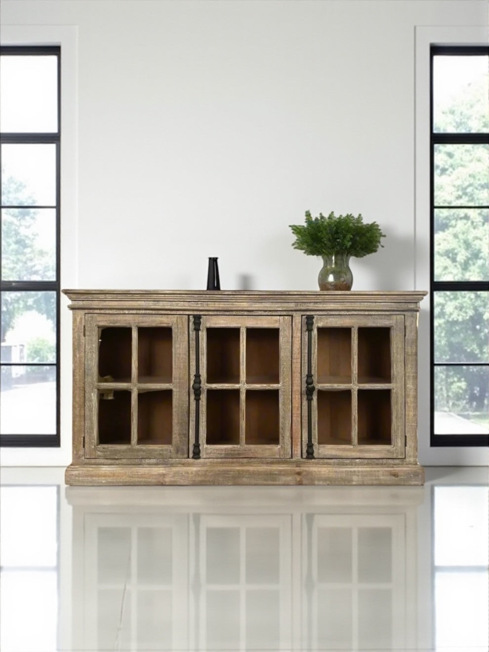 HLHF Monaco 3 Door Sideboard Sideboards & Buffets Furniture Store Burlington Ontario Near Me 