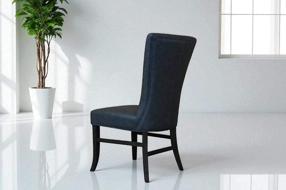 HLHF Y555 Klyde 55 Coated Fabric Dining Chair - Charcoal Dining Furniture Store Burlington Ontario Near Me 