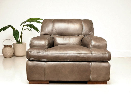 Fieri Smoke Leather Chair