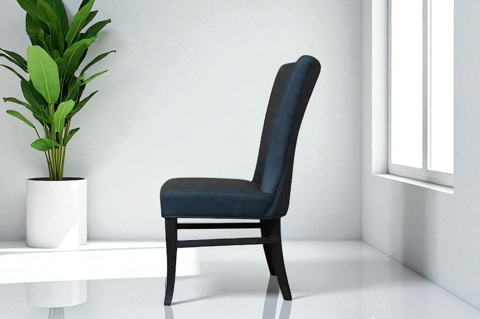 HLHF Y555 Klyde 55 Coated Fabric Dining Chair - Charcoal Dining Furniture Store Burlington Ontario Near Me 