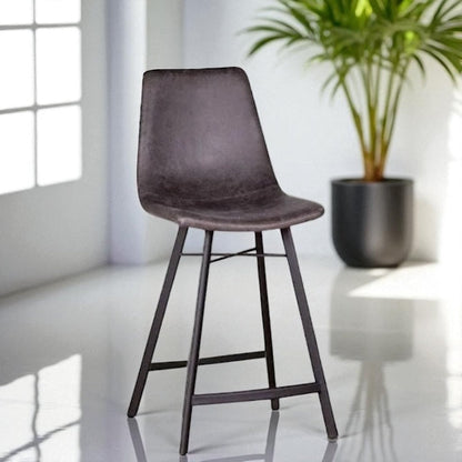 HLHF Sam Counter Stool - Charcoal Stools, Stools & Bars Furniture Store Burlington Ontario Near Me 
