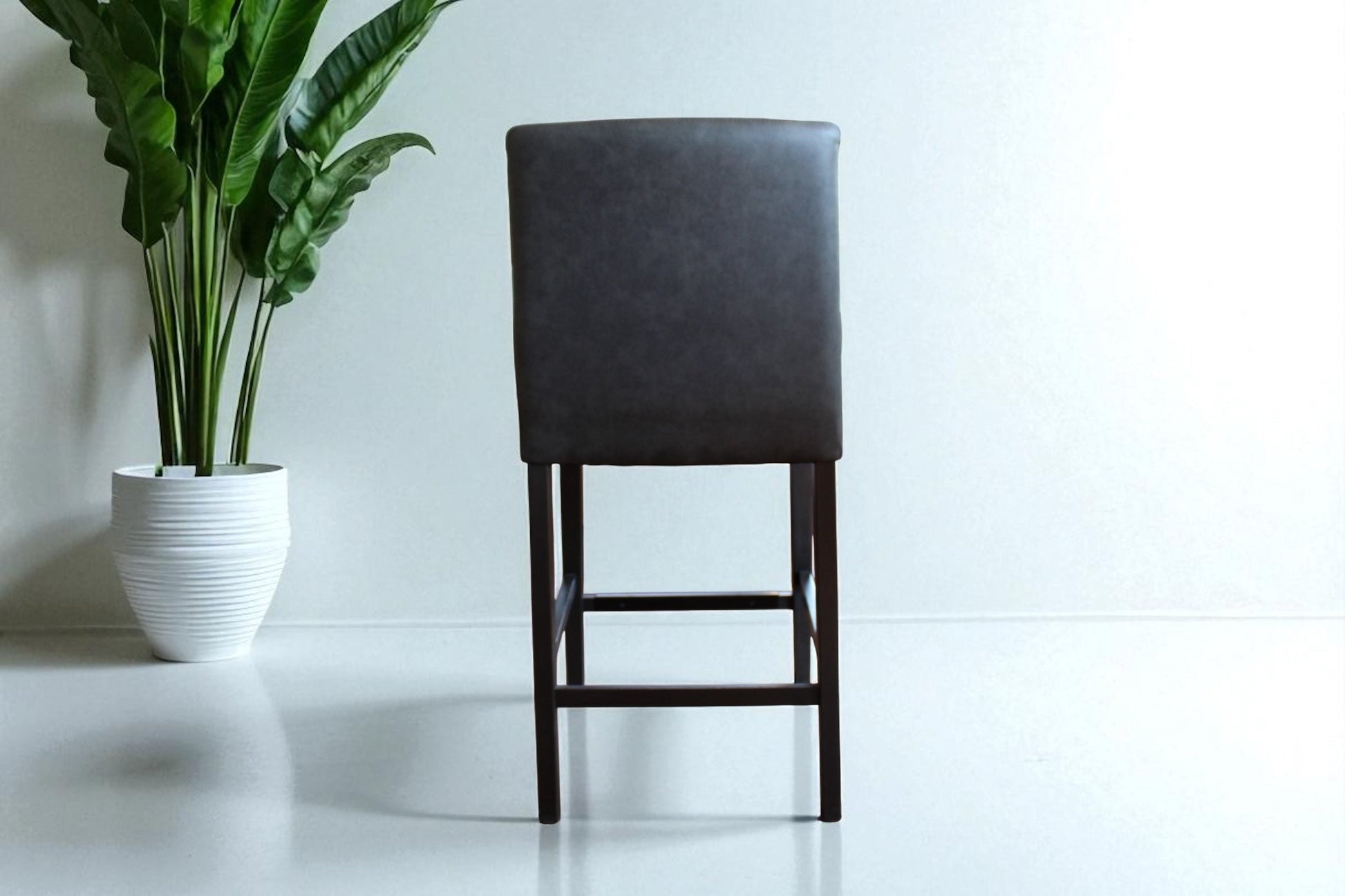 HLHF 1227 Stool - Charcoal & Brown Stools & Bars Furniture Store Burlington Ontario Near Me 