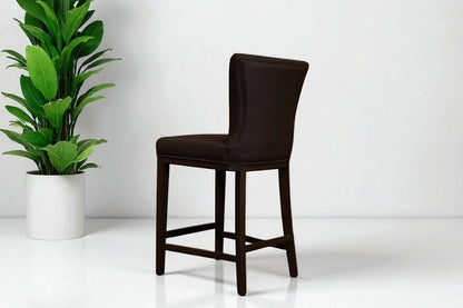 HLHF 1216 Swivel Stool - Charcoal & Brown Stools & Bars Furniture Store Burlington Ontario Near Me 