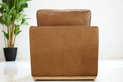 HLHF A1038 Club Swivel Accent Chair - Whiskey Tan Accent Chairs, Living Furniture Store Burlington Ontario Near Me 