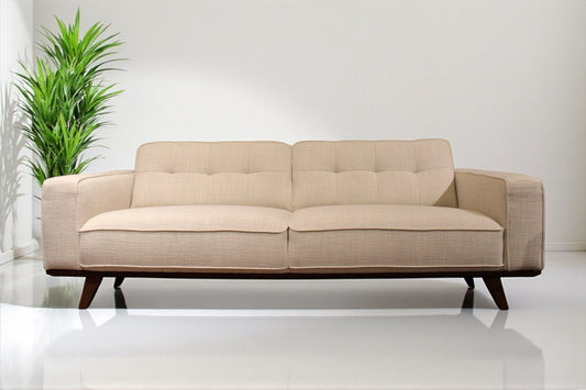HLHF Tufted Cream Sofa Living Furniture Store Burlington Ontario Near Me 