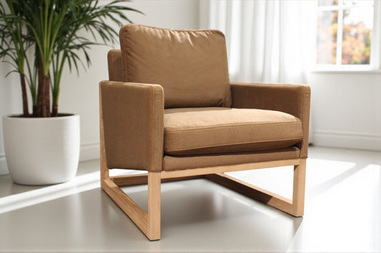HLHF Vesper Tobacco Chair Accent Chairs, Living, New Arrivals Furniture Store Burlington Ontario Near Me 