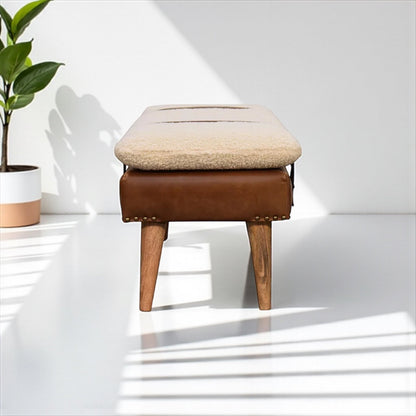 HLHF Nathan Leather Bench x Grey Home Grey Home, Home, New Arrivals, Occasional Furniture Store Burlington Ontario Near Me 