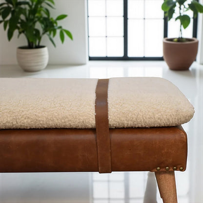 HLHF Nathan Leather Bench x Grey Home Grey Home, Home, New Arrivals, Occasional Furniture Store Burlington Ontario Near Me 
