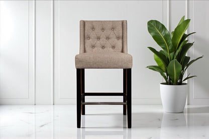 HLHF Lara Fabric Stool - Tan Stools & Bars Furniture Store Burlington Ontario Near Me 