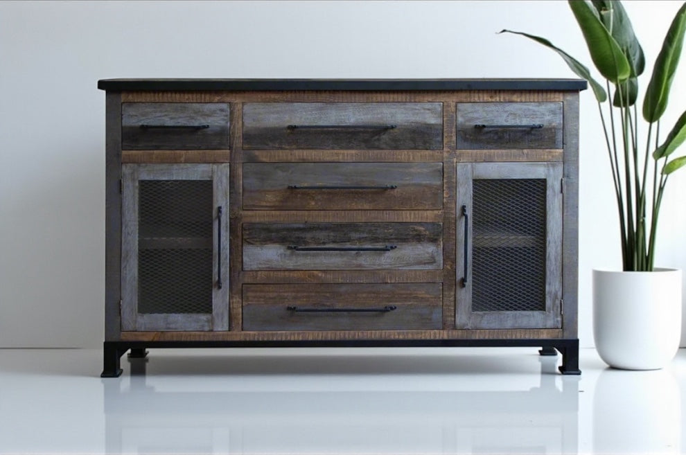 HLHF Loft Brown Buffet Dining Furniture Store Burlington Ontario Near Me 