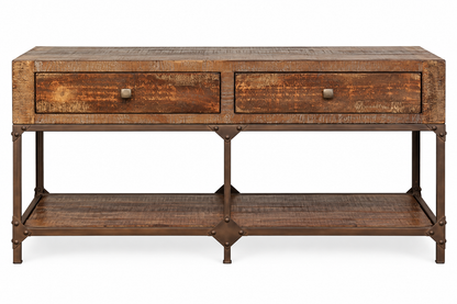 Urban Gold Sofa Table - Floor Model