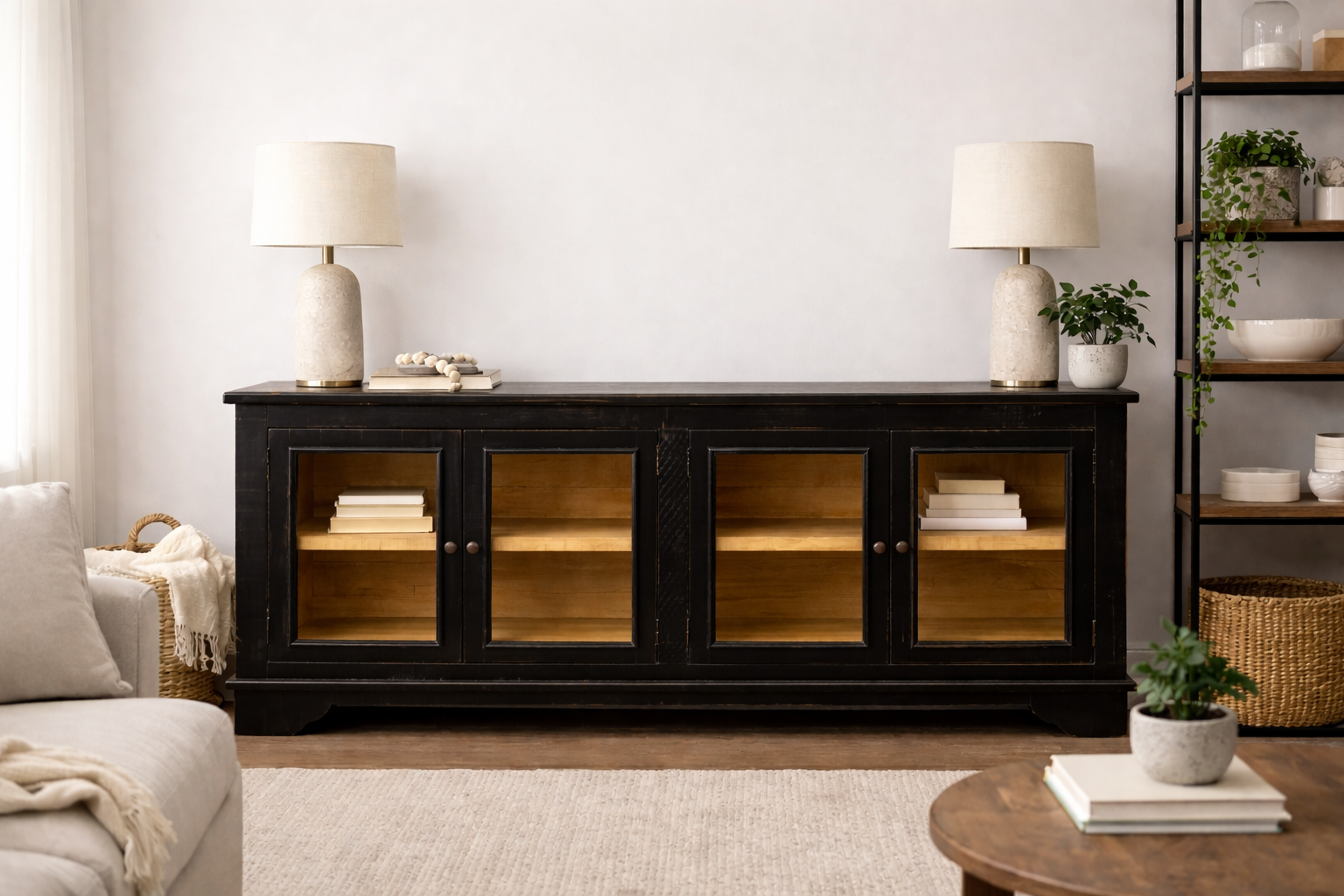 HLHF Jenna Sideboard - Black New Arrivals, Sideboards & Buffets Furniture Store Burlington Ontario Near Me 