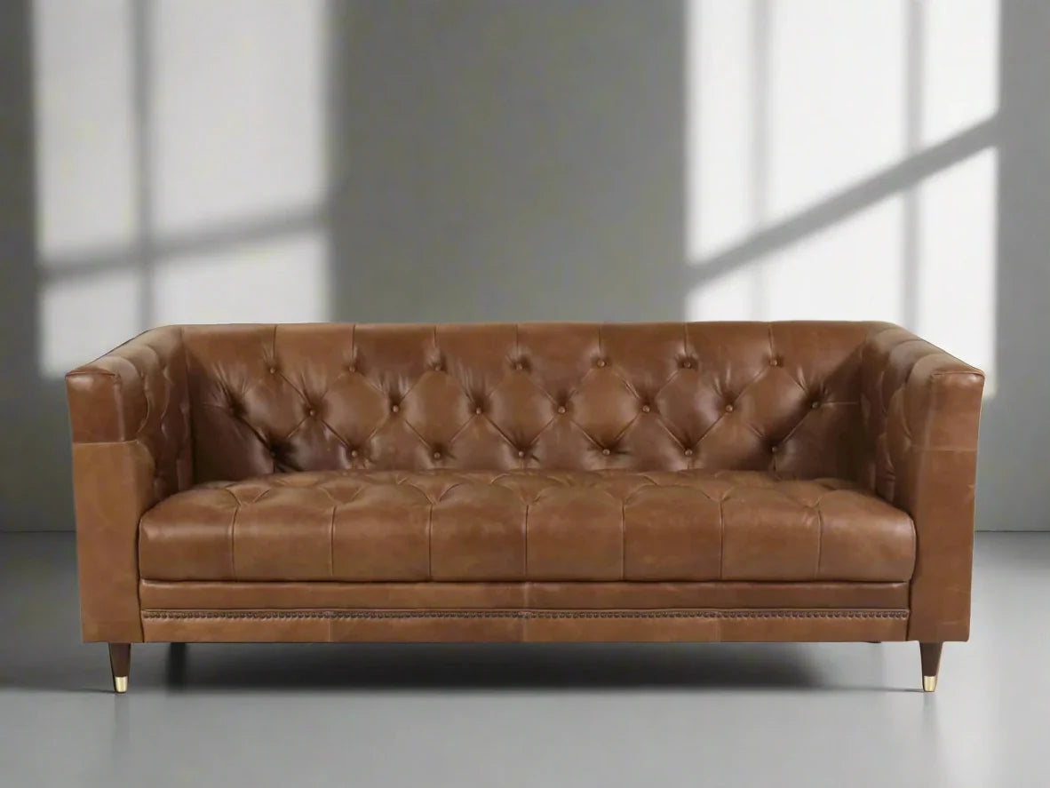 HLHF Bistro Leather Sofa Living Furniture Store Burlington Ontario Near Me 