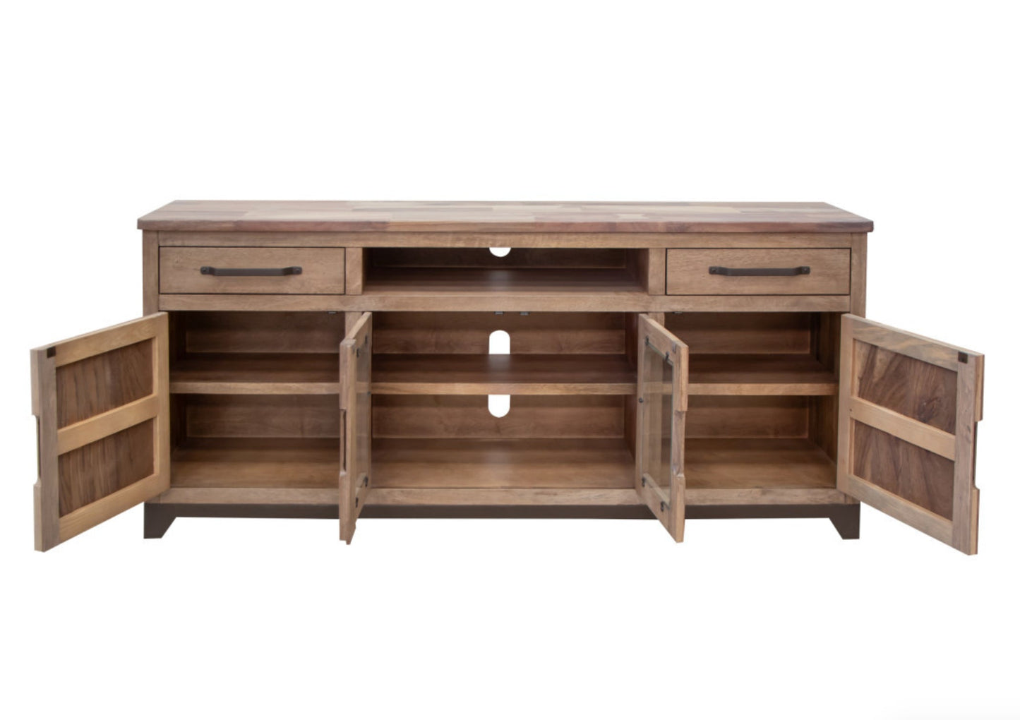 HLHF Natural Parota TV Stand Living, Occasional Furniture Store Burlington Ontario Near Me 