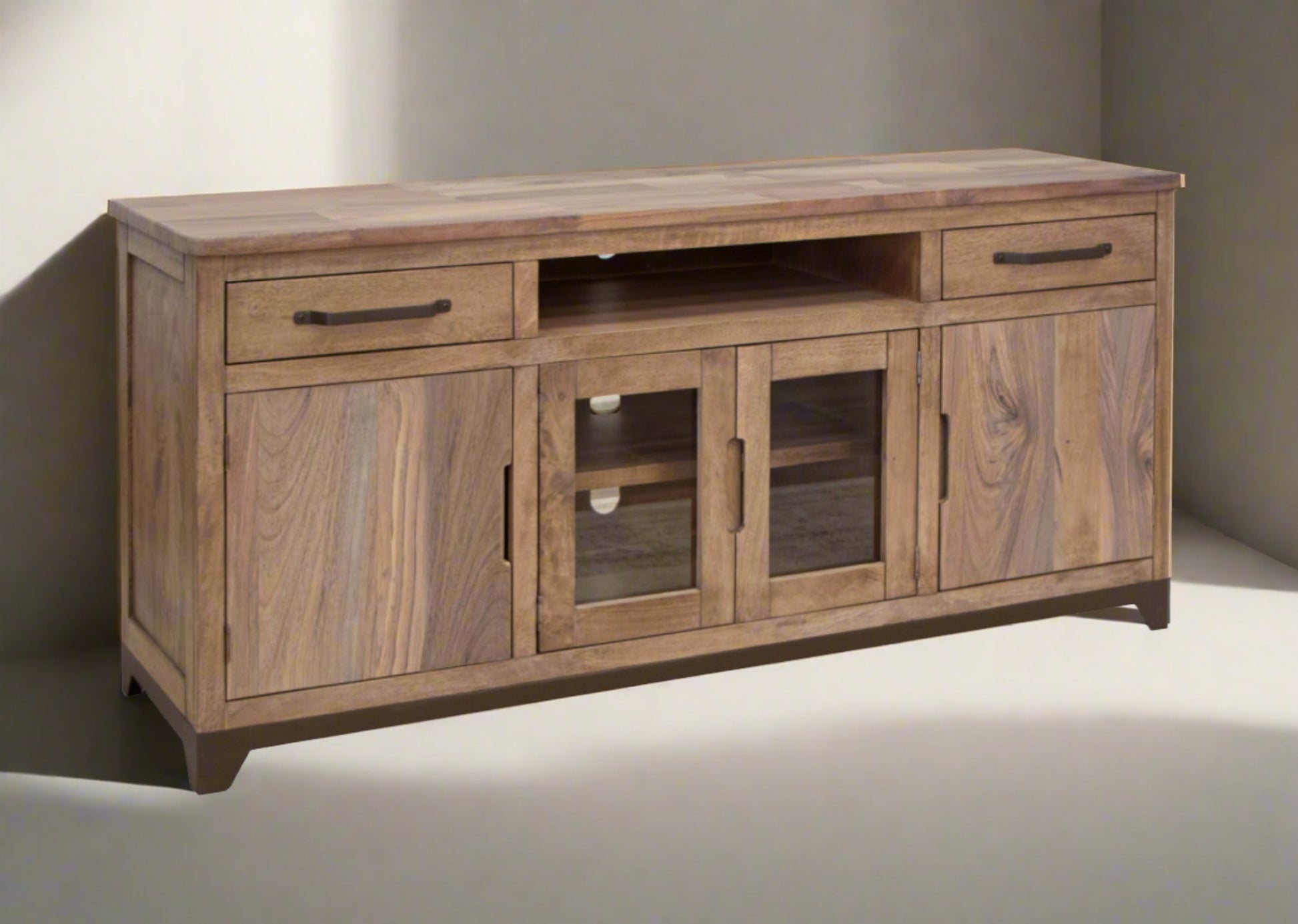 HLHF Natural Parota TV Stand Living, Occasional Furniture Store Burlington Ontario Near Me 