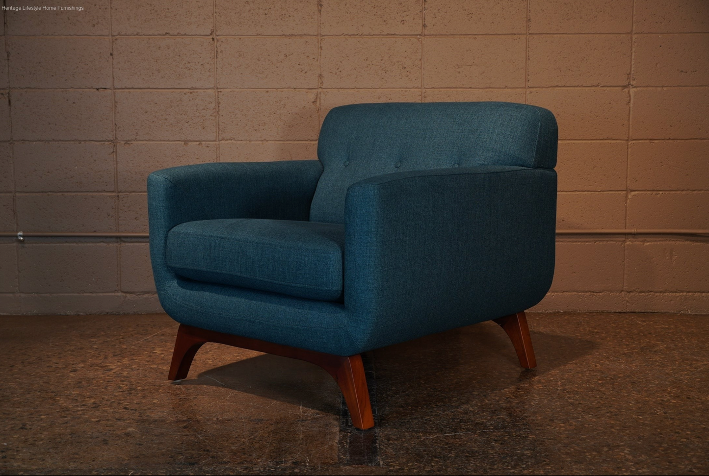 HLHF 5521 Blue Fabric Accent Chair Accent Chairs, Living Furniture Store Burlington Ontario Near Me 