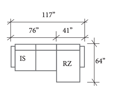 HLHF Daniela 2 Piece Sectional Grey Home, Living, New Arrivals Furniture Store Burlington Ontario Near Me 