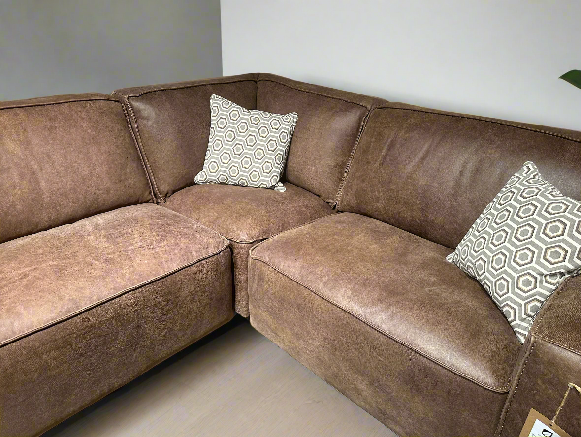 Stallone Leather Sectional