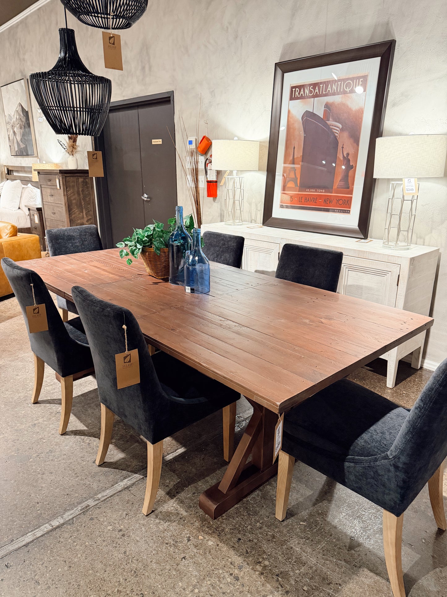 Tuscan Spring Dining Table - Floor Model
