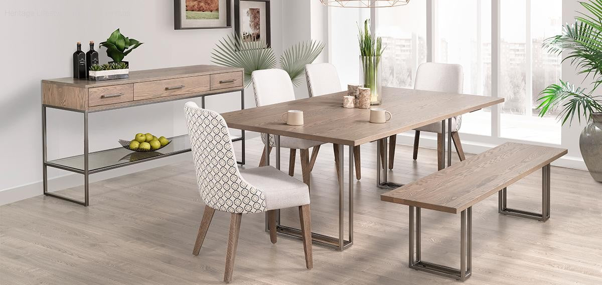 HLHF Electra Dining Bench Dining Furniture Store Burlington Ontario Near Me 