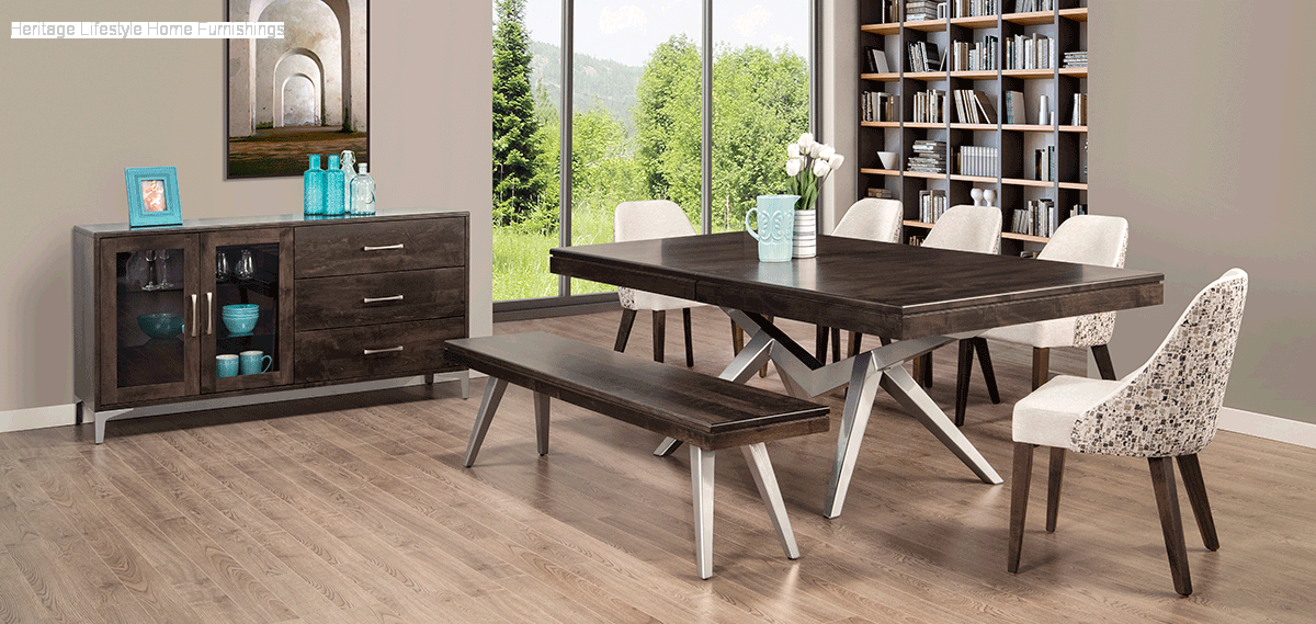 HLHF Laguna Dining Bench Dining Furniture Store Burlington Ontario Near Me 