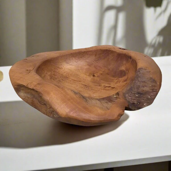 HLHF Teak Wood Bowl Accessories Furniture Store Burlington Ontario Near Me 