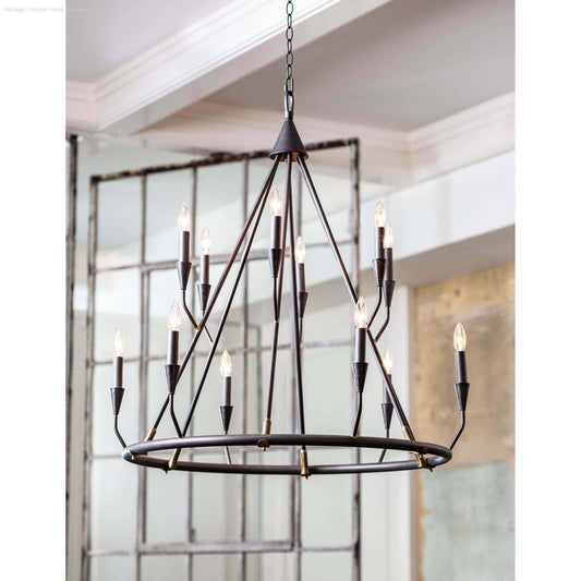 HLHF Sierra Chandelier (161212) Lighting Furniture Store Burlington Ontario Near Me 
