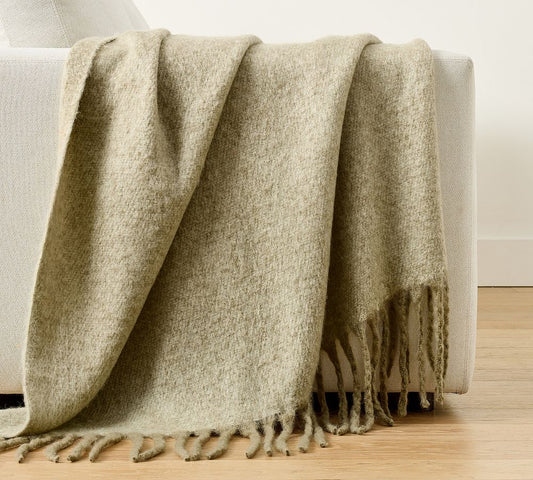 HLHF Aloe Moahir Throw Blanket x Grey Home Accessories, Grey Home Furniture Store Burlington Ontario Near Me 