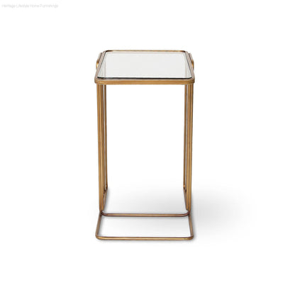 HLHF Deco Side Table - Gold Living, Occasional Furniture Store Burlington Ontario Near Me 